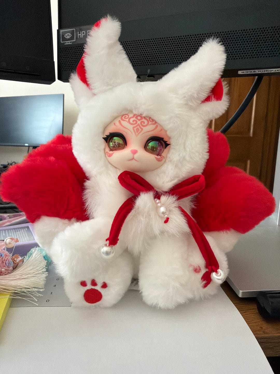 Customer photo review of Auspicious Nine Tails Records Series Plush Blind Box