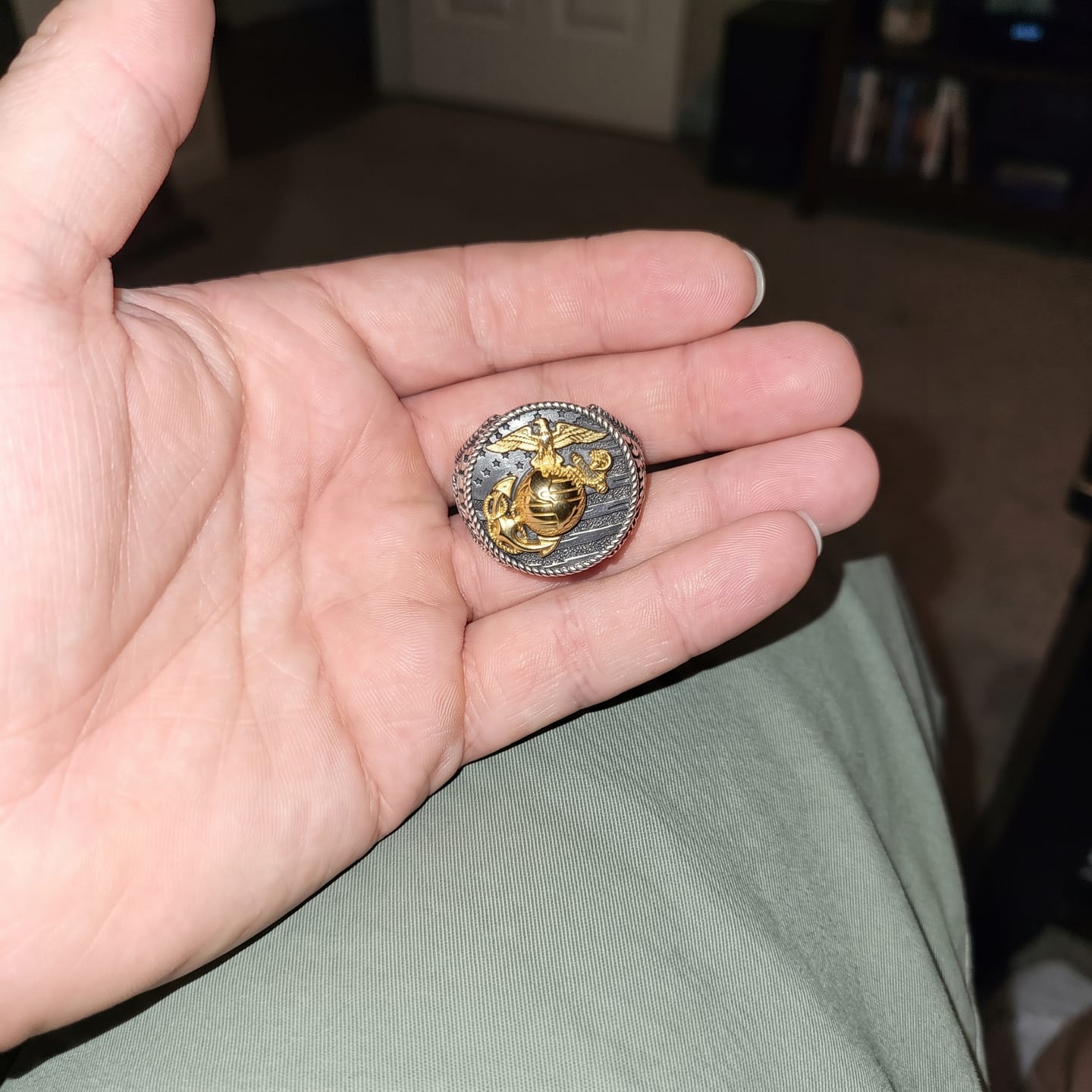 Customer photo review of USMC Signet Ring