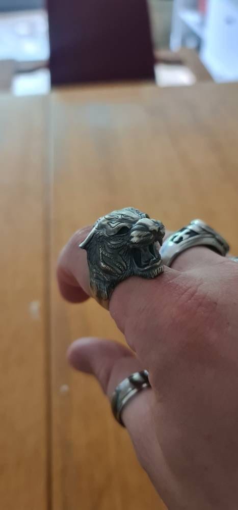 Customer photo review of Asian Tiger Ring