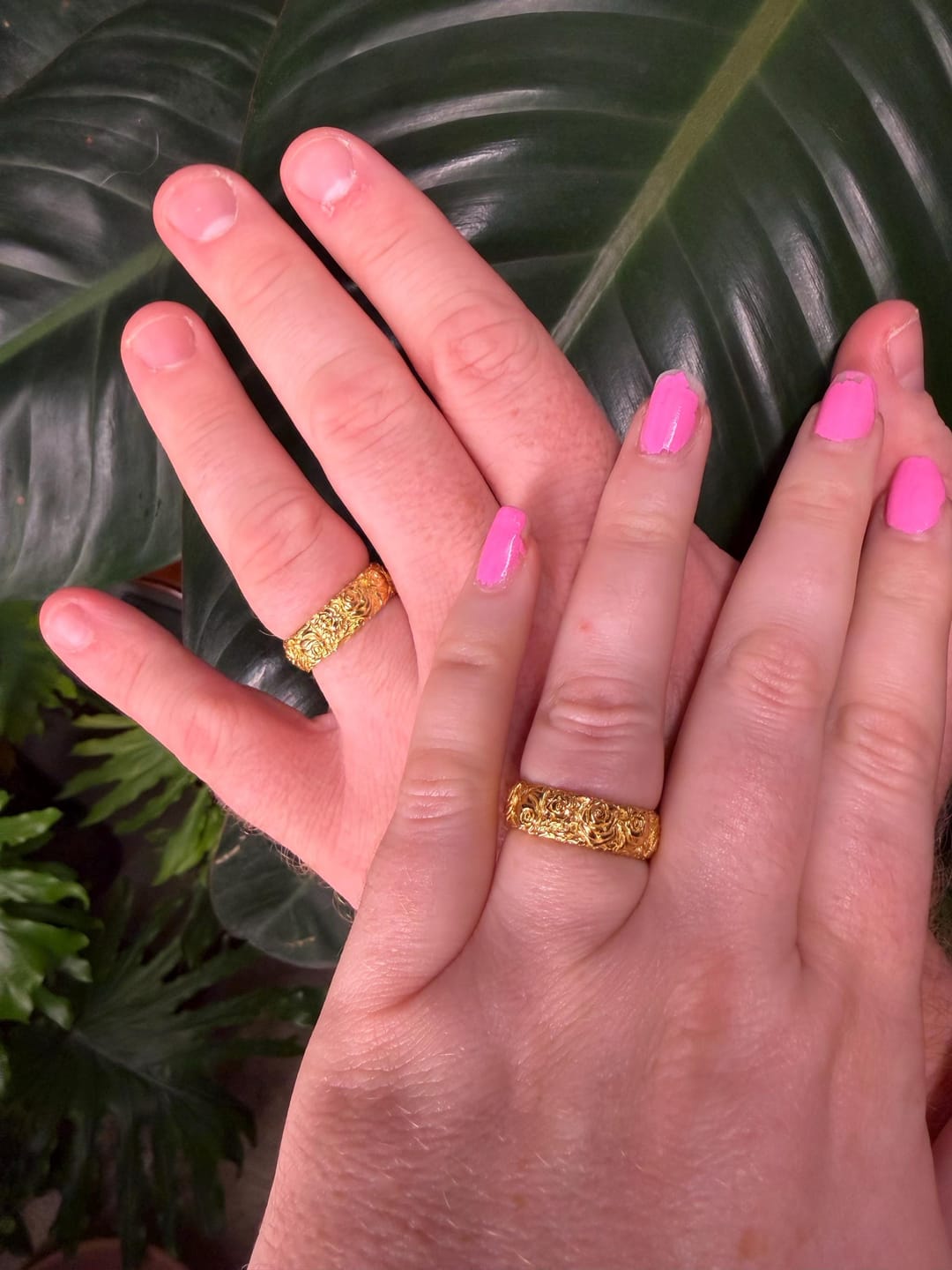 Customer photo review of Rose Thorn Ring