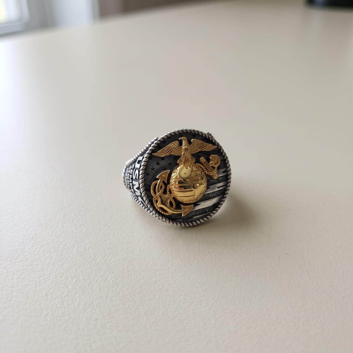 Customer photo review of USMC Signet Ring