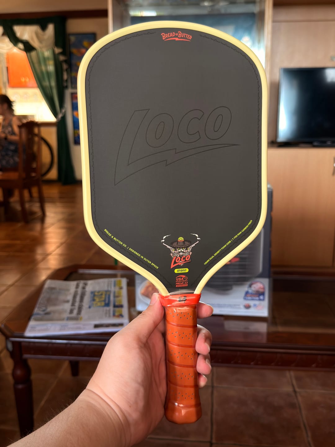 Customer photo review of The Loco 16mm Pickleball Paddle Hybrid