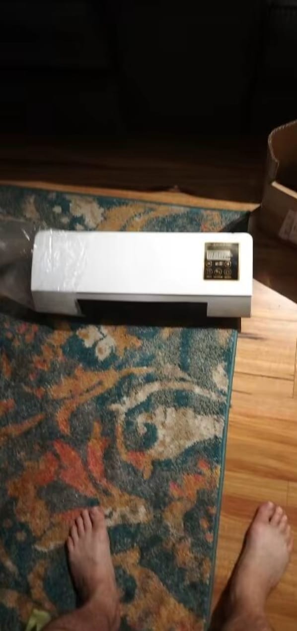 Customer photo review of Climora Cooler air. Calmer nights