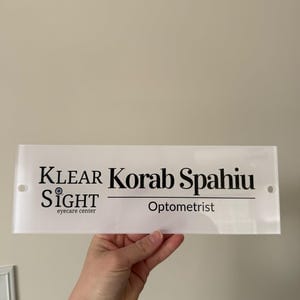 Customer photo review of Office Door Name Plate