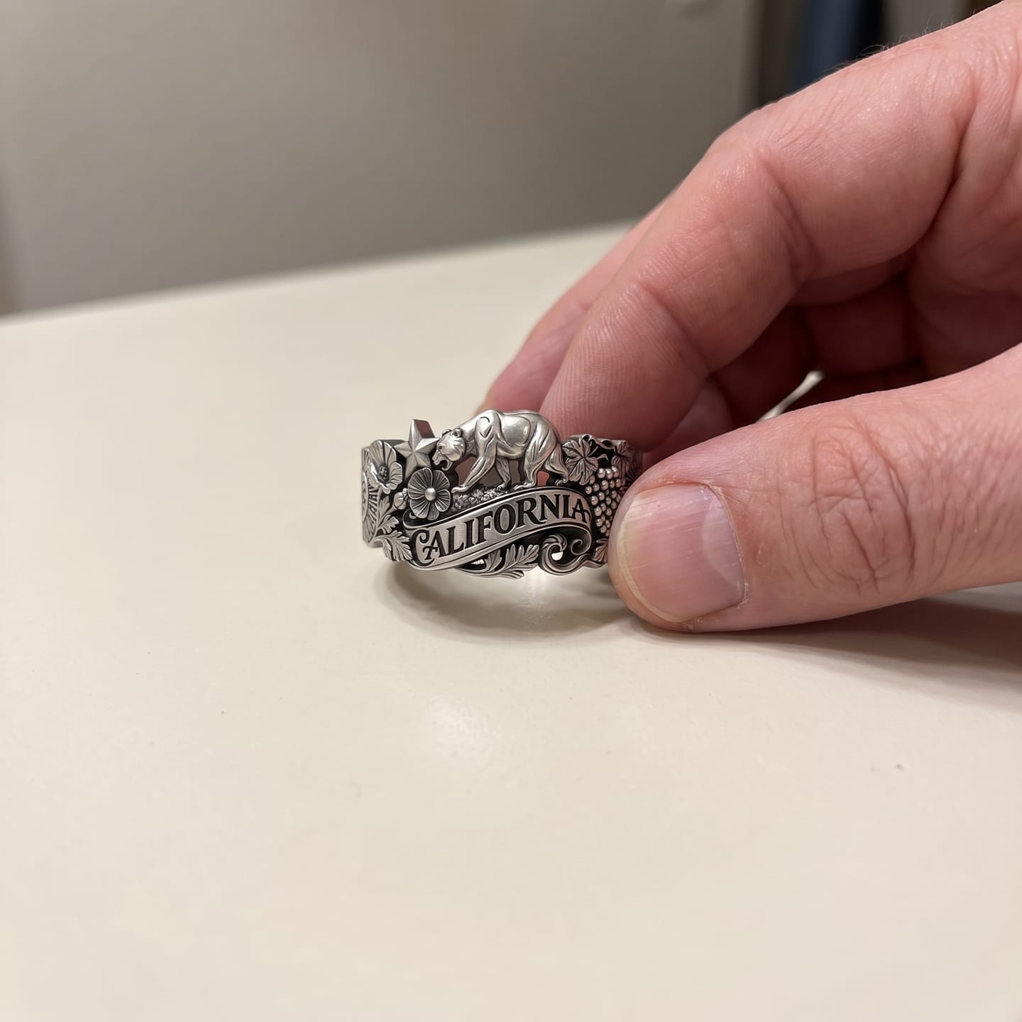 Customer photo review of California Bear Ring