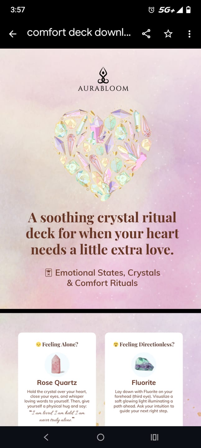 Customer photo review of Crystal Meditation Masterclass Offer