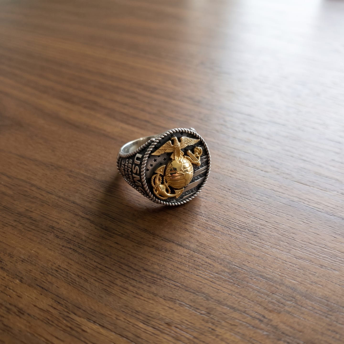 Customer photo review of USMC Signet Ring