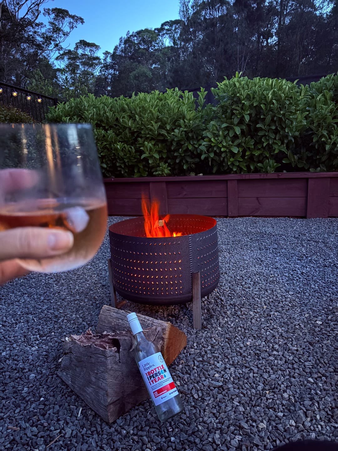 Customer photo review of Zero Sugar Rosé – Vegan Australian Wine | Single Bottle