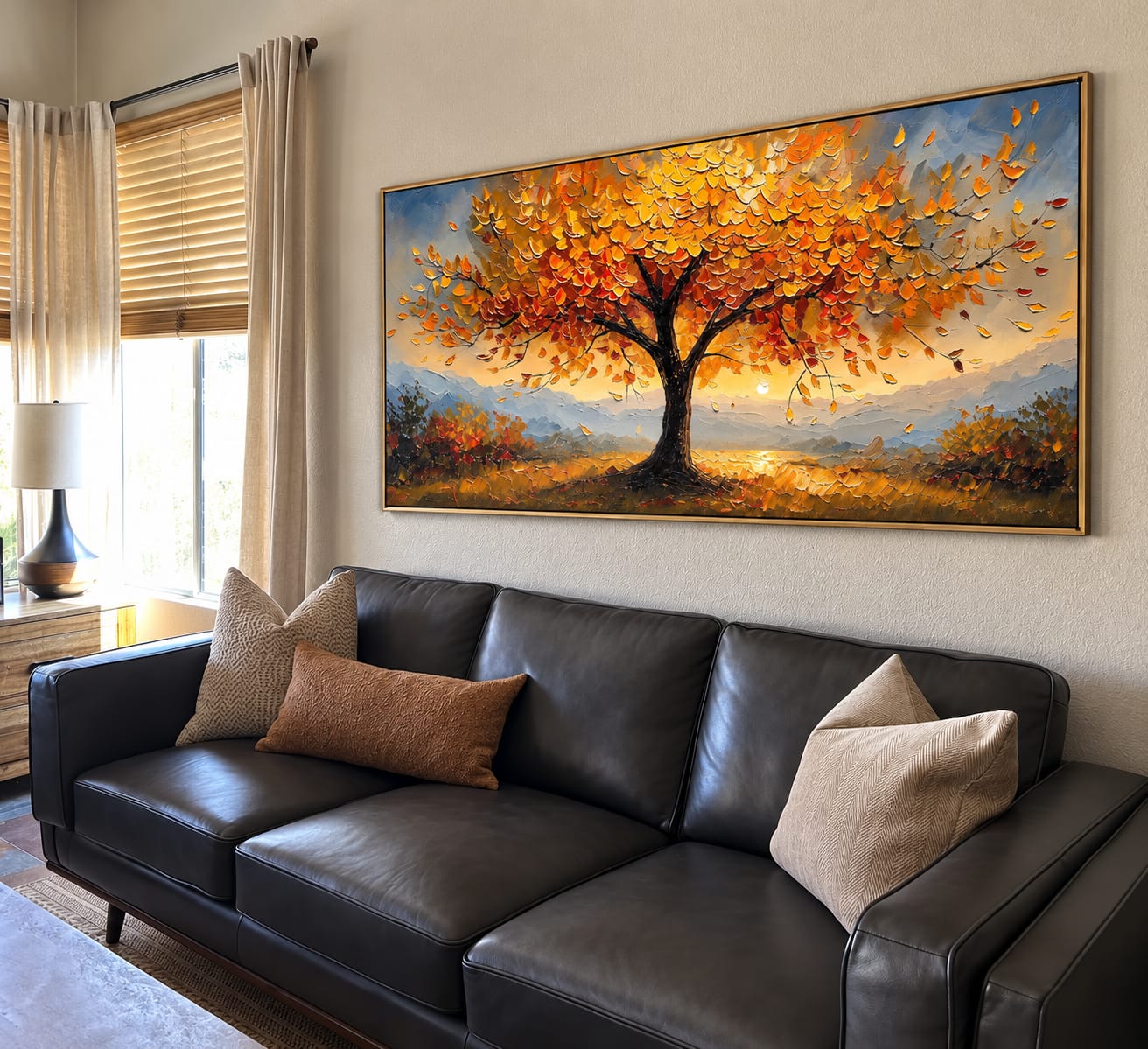 Customer photo review of Amber Canopy Wall Art