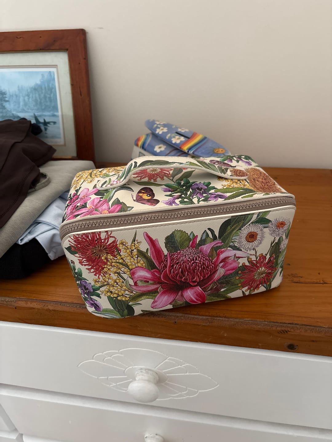 Customer photo review of Cosmetic Bag Botanical Blooms