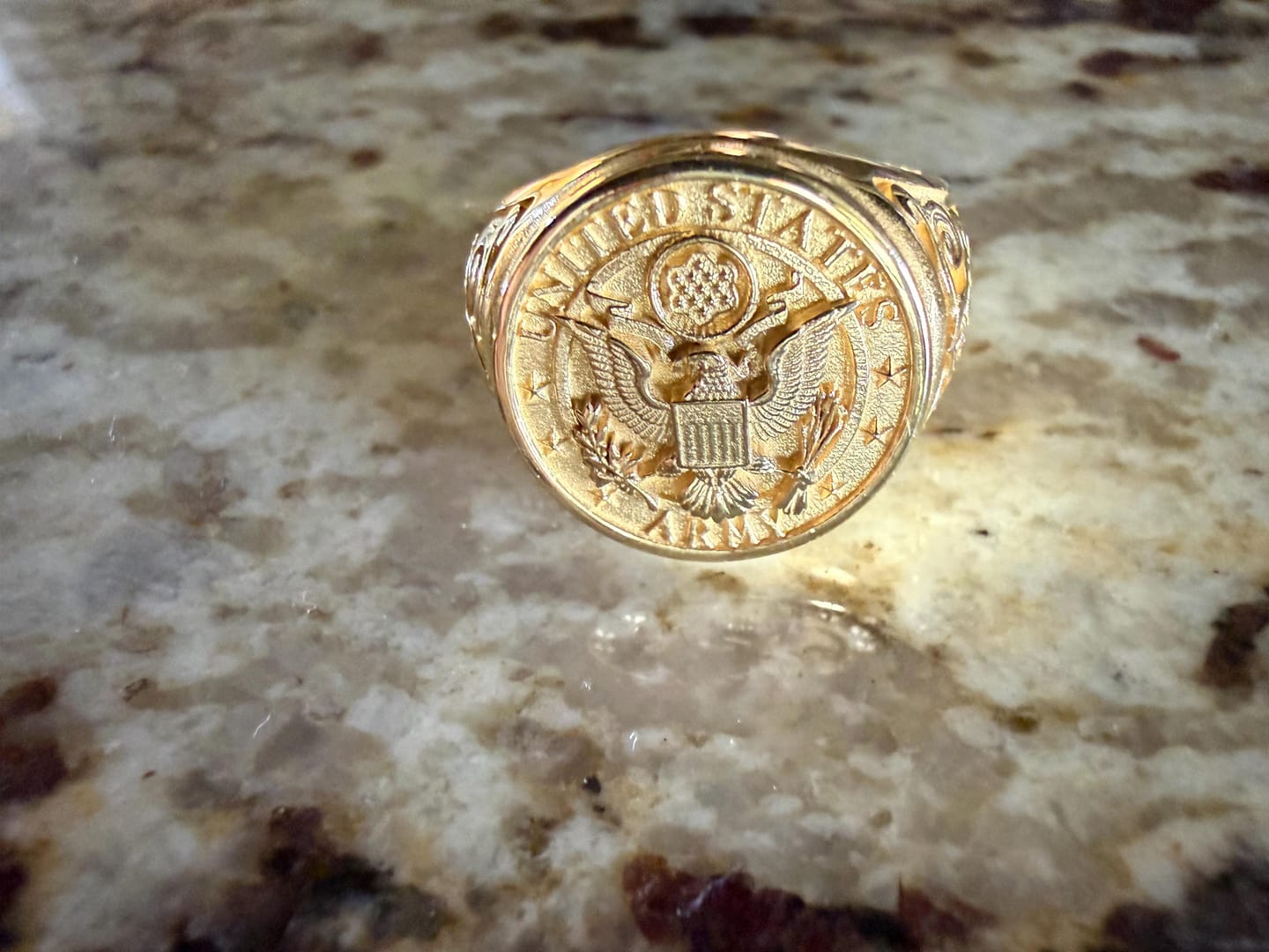 Customer photo review of United States Army Ring