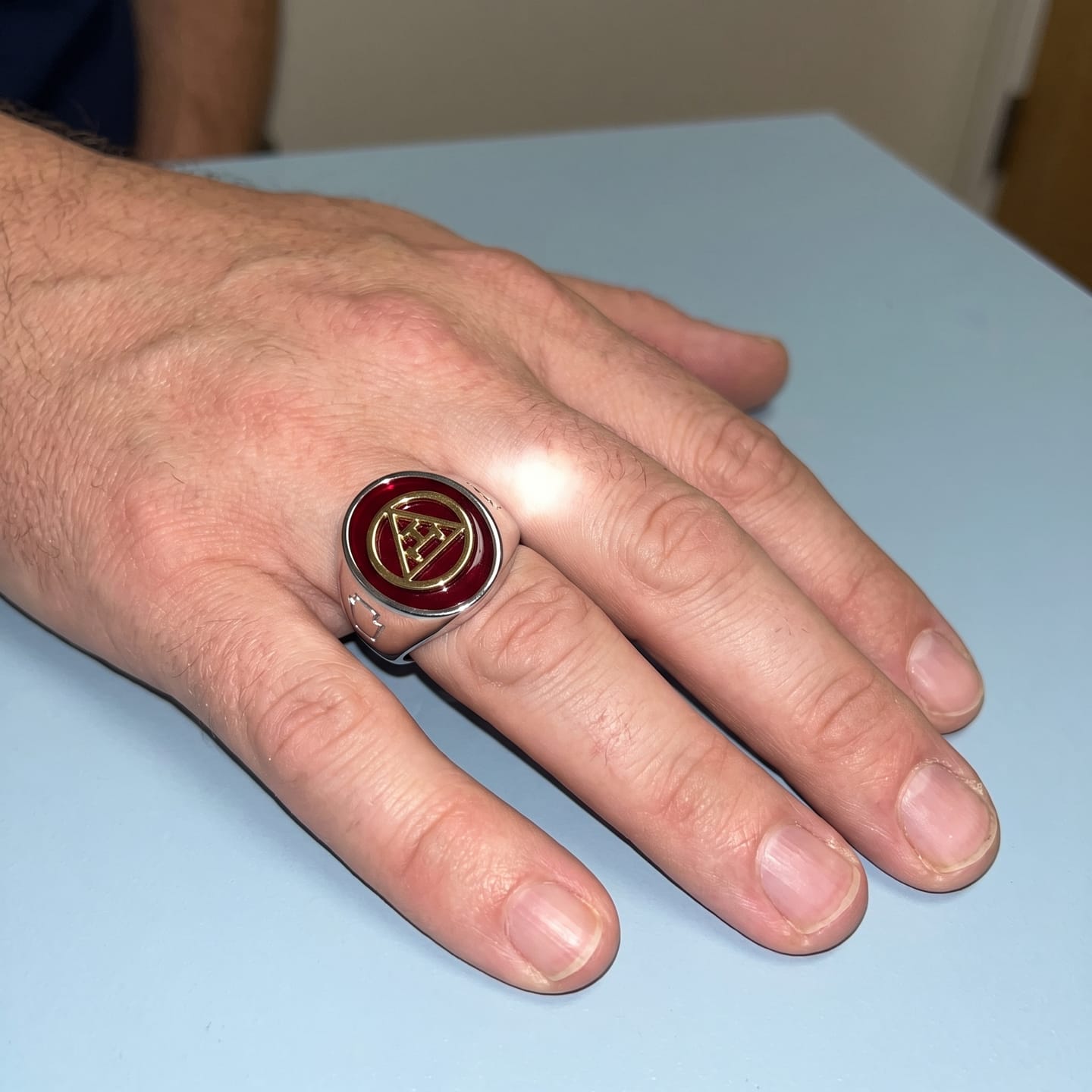 Customer photo review of Royal Arch Masonic Ring