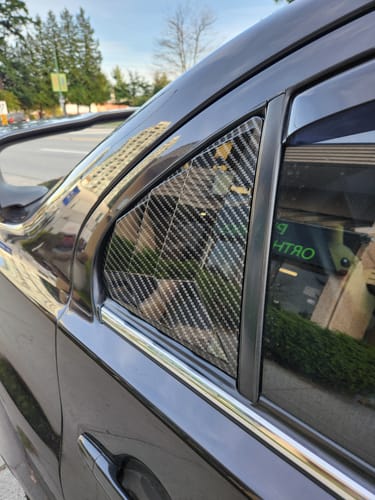 Customer photo review of Rear Window Louver Mitsubishi Lancer EX X Evo 08-18