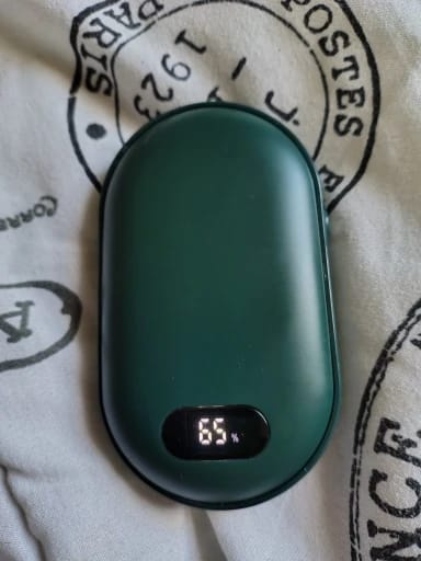 Customer photo review of Akku-Handwärmer, beidseitig warm