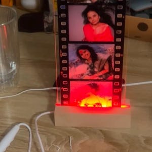 Customer photo review of Film Strip Photo Plaque