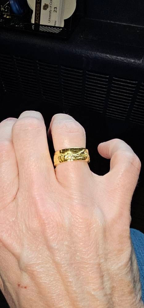 Customer photo review of Mountain Landscape Ring