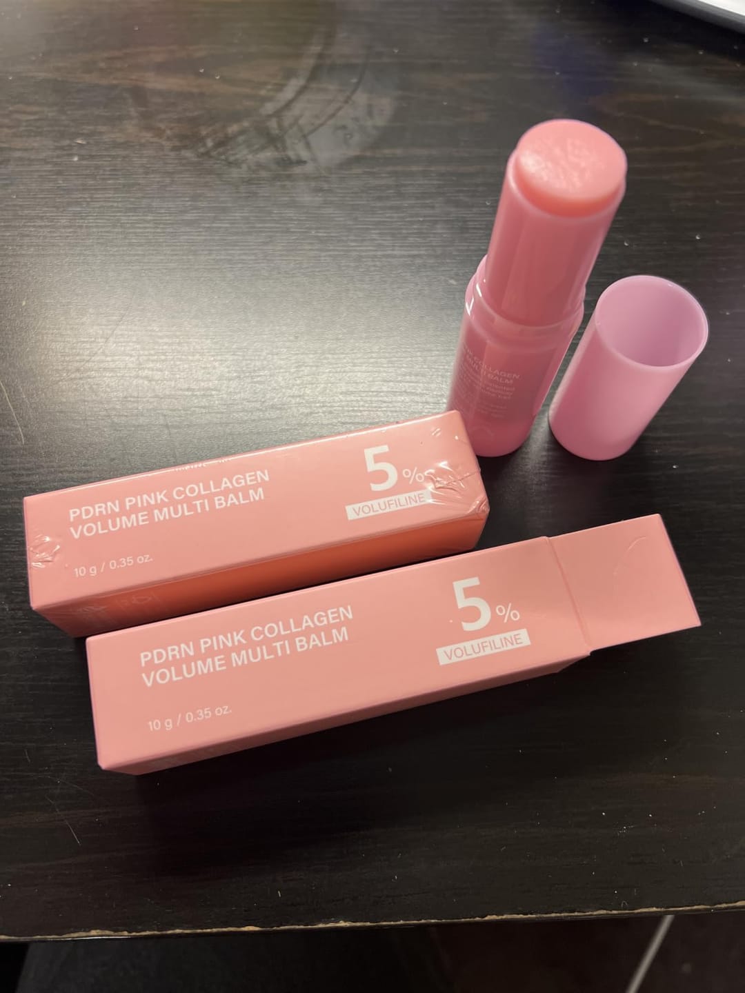 Customer photo review of PDRN Pink Collagen Balm Stick