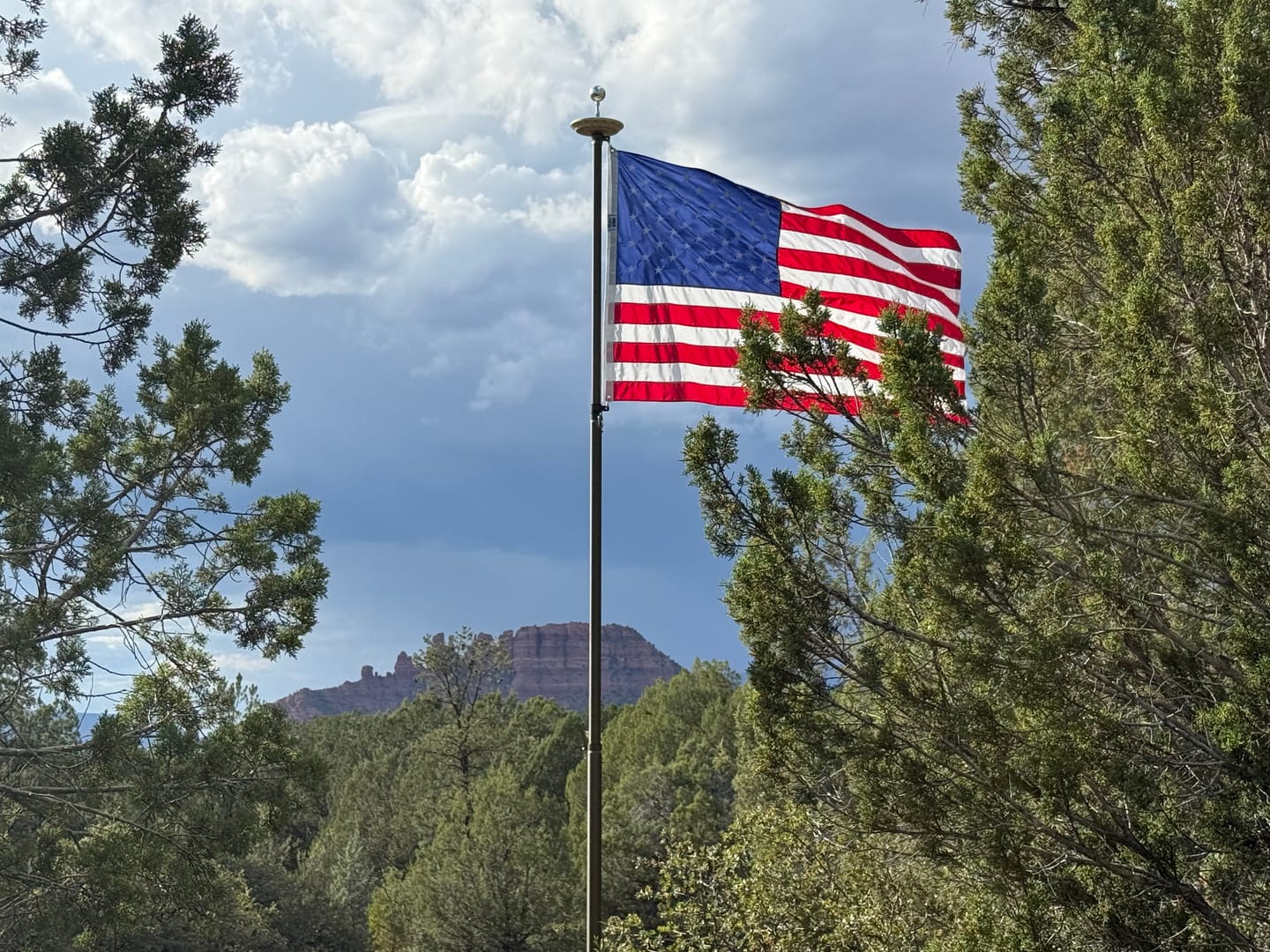 Customer photo review of 4' x 6' American Flag