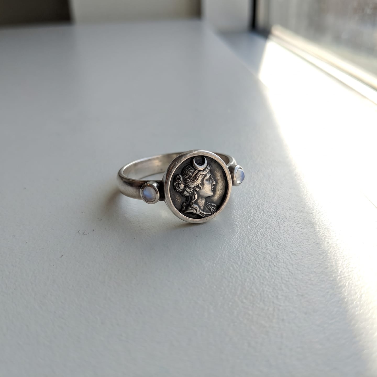 Customer photo review of Hecate Goddess Ring