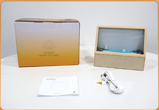 Customer photo review of Sunrise Simulation Wake-Up Light