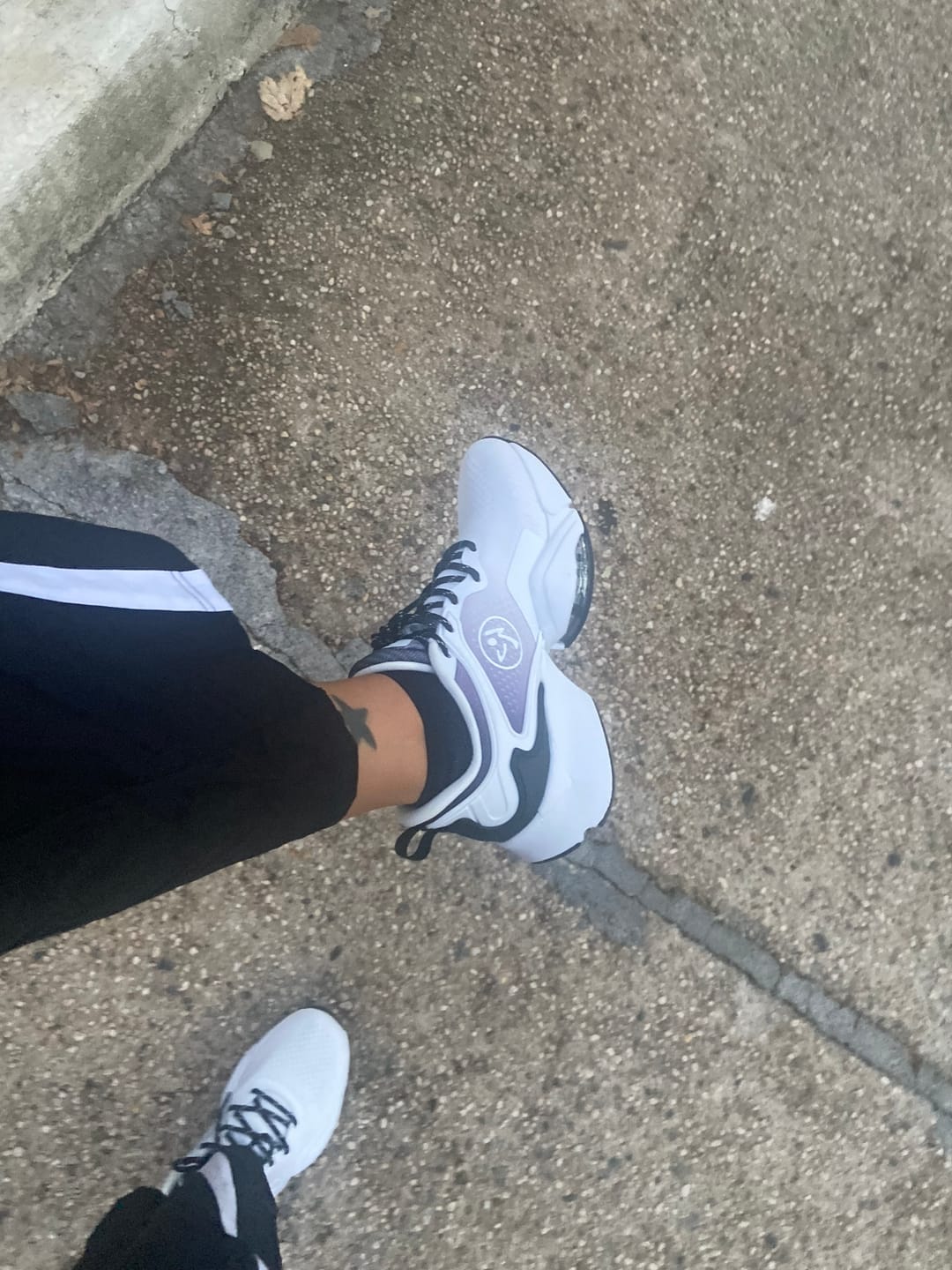 Customer photo review of Zumba Air Stomp - White/Black