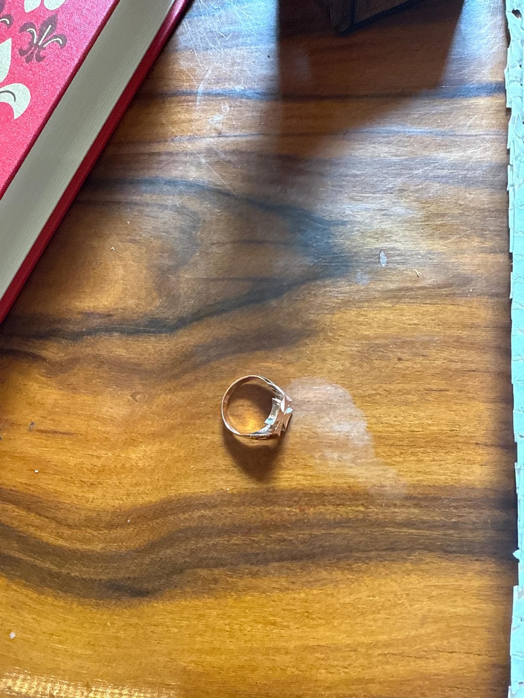 Customer photo review of Gothic Skull Cross Ring