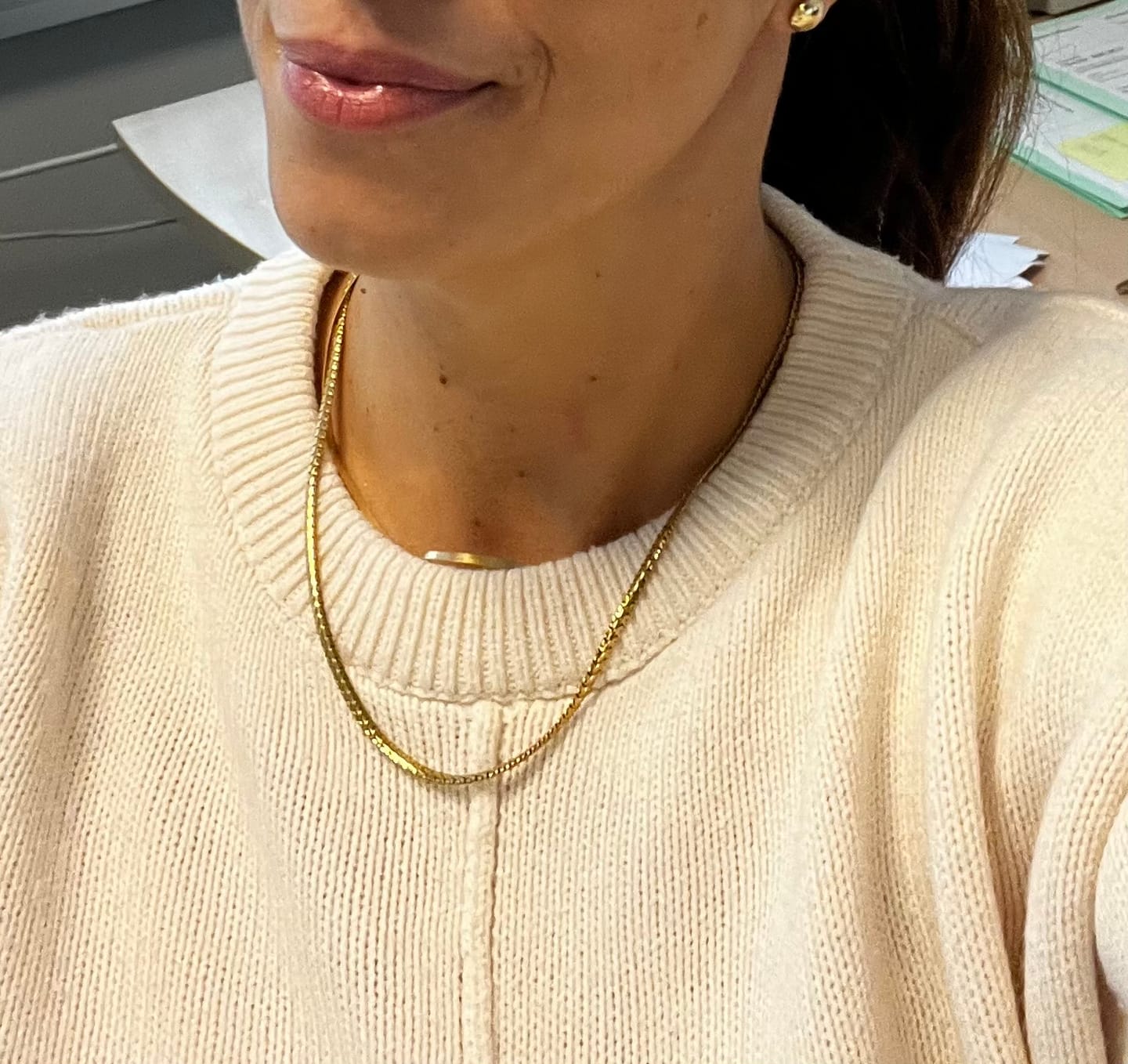 Customer photo review of Nora Necklace