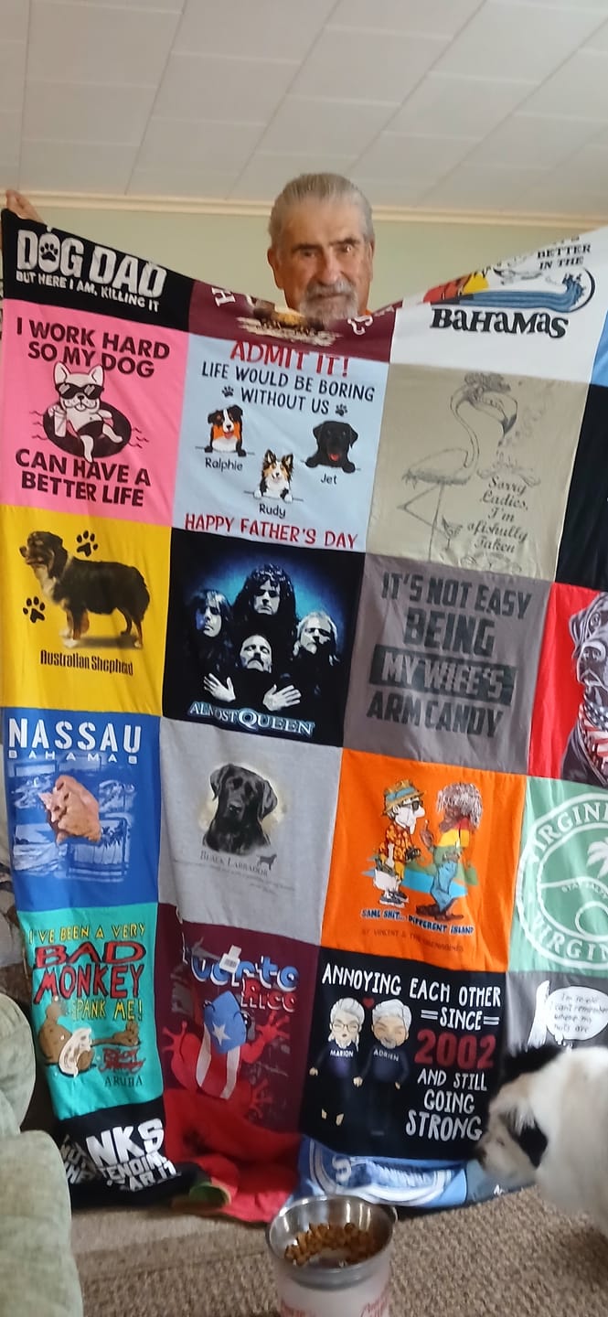 Customer photo review of Project Repat T-Shirt Quilt