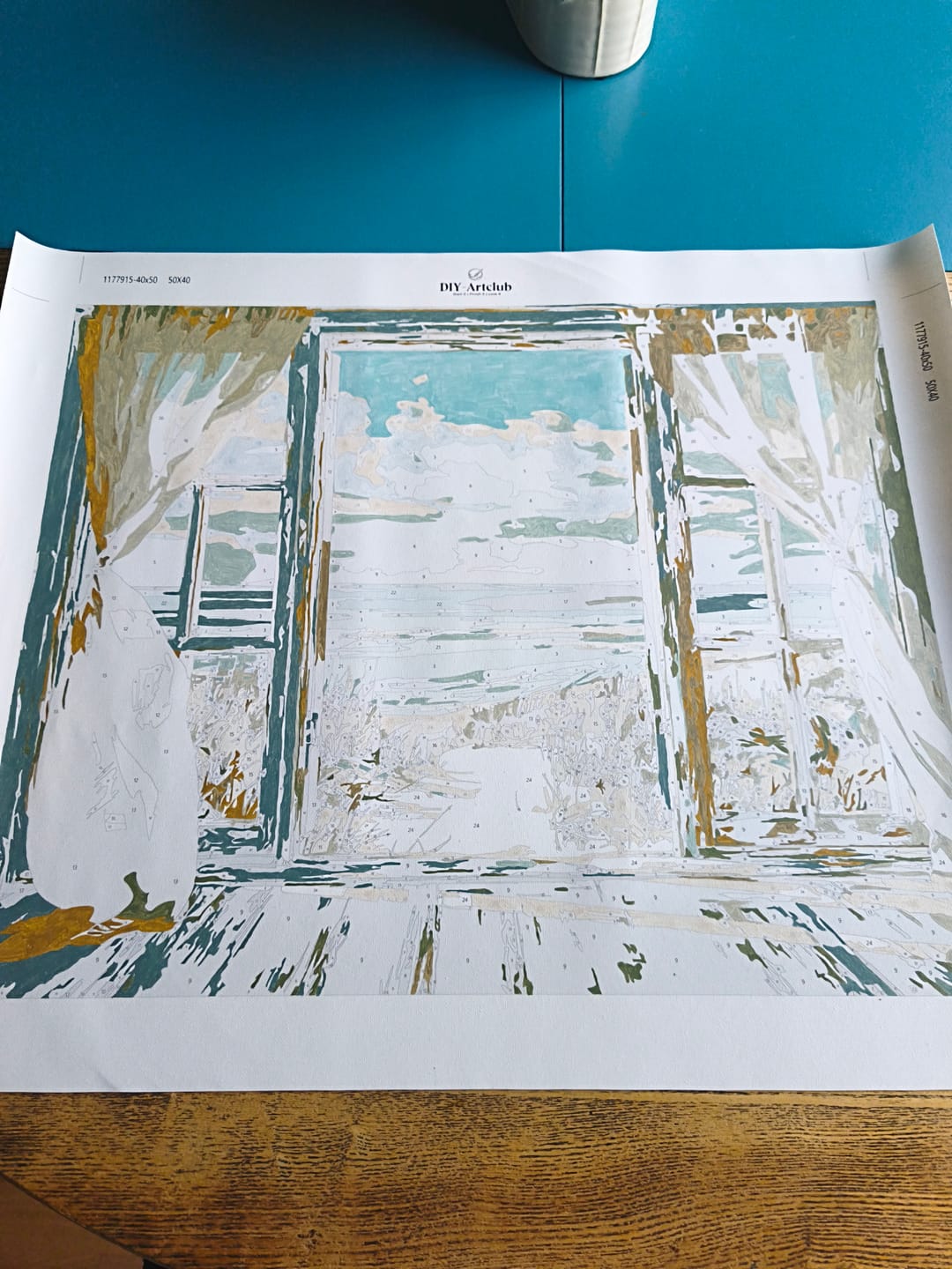 Customer photo review of Whispers of the Shore | Paint by Number