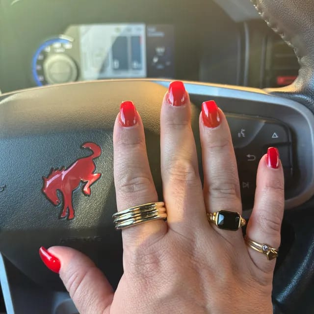 Customer photo review of Triple Band Oura Ring Silver Smart Ring Jacket