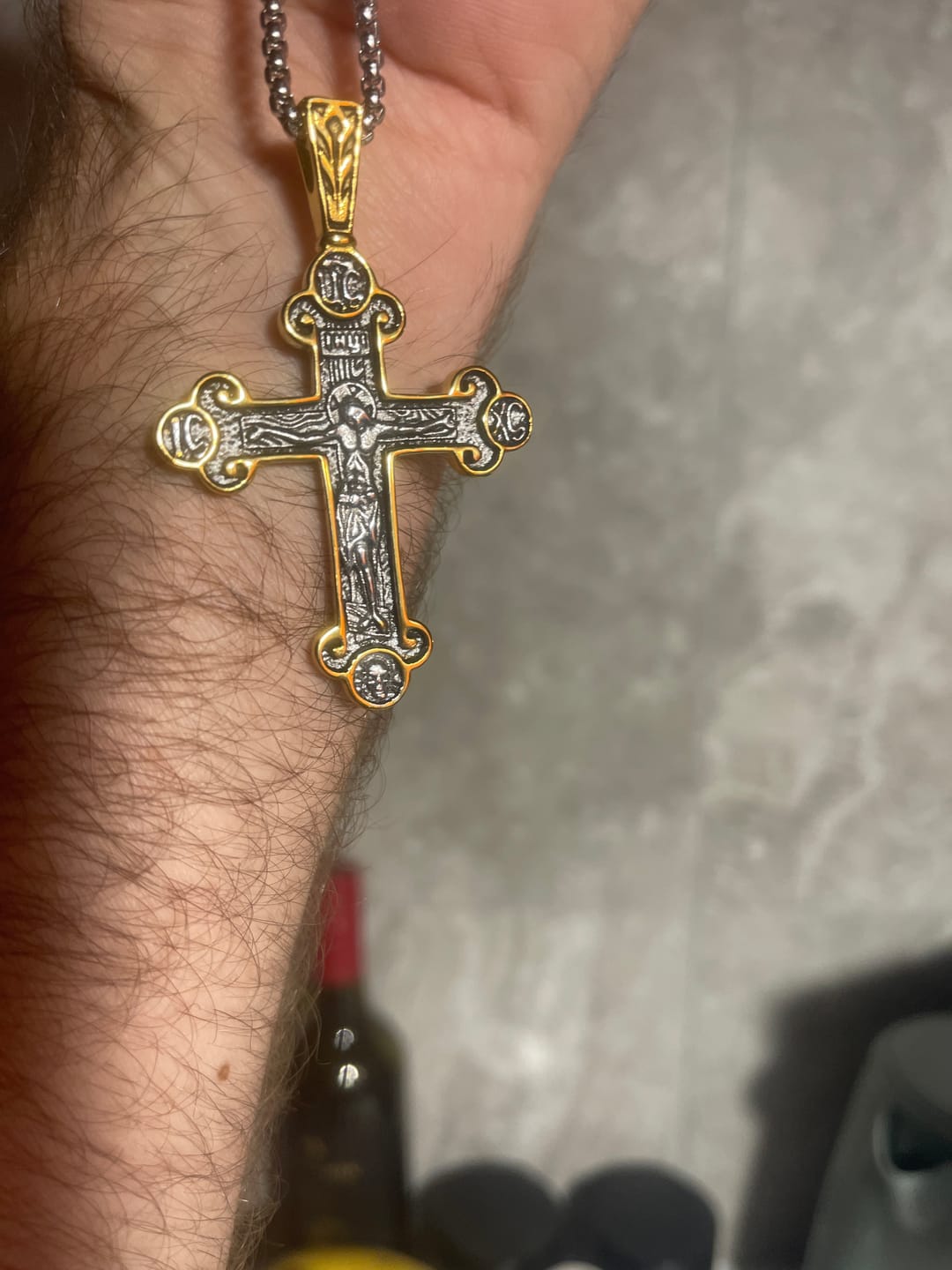 Customer photo review of HOLY CROSS. - GOLD