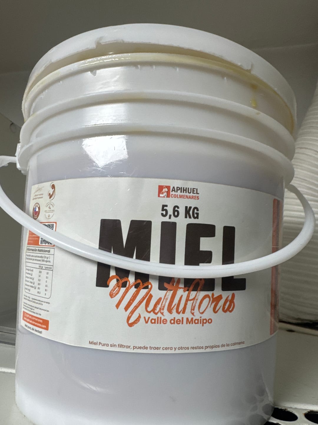 Customer photo review of Balde Miel Multiflora Valle del Maipo 5,6Kg
