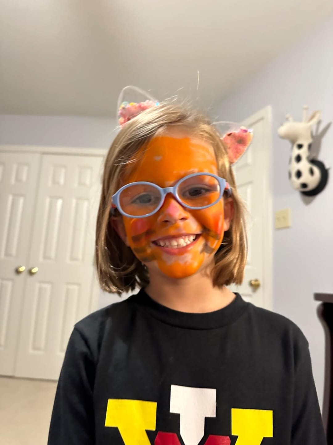 Customer photo review of Blue Squid Twist-Up Face & Body Paint Crayons