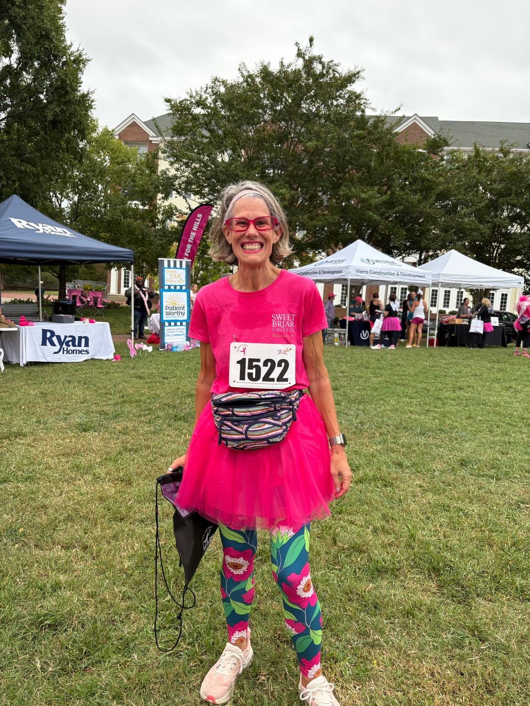 Customer photo review of Floral Magenta Leggings
