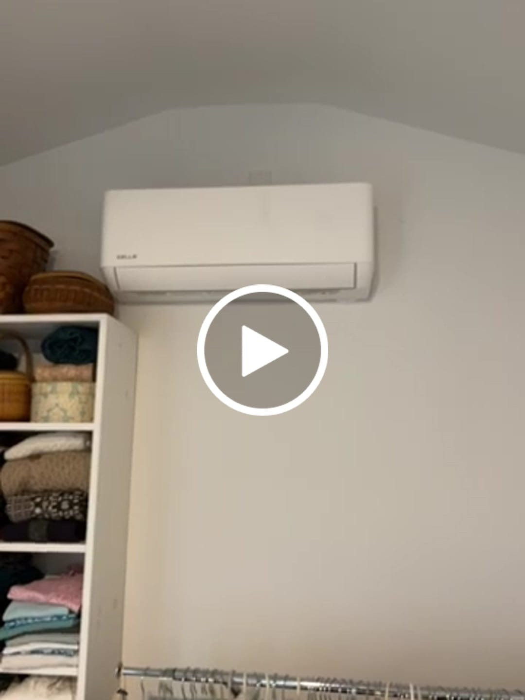 Customer video review of DELLA Optima Series 9000 BTU 24 SEER2 Ultra Heat Mini Split AC - Up to 400 Sq.Ft.