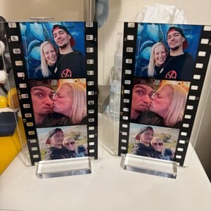 Customer photo review of Film Strip Photo Plaque