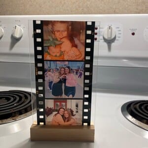 Customer photo review of Film Strip Photo Plaque