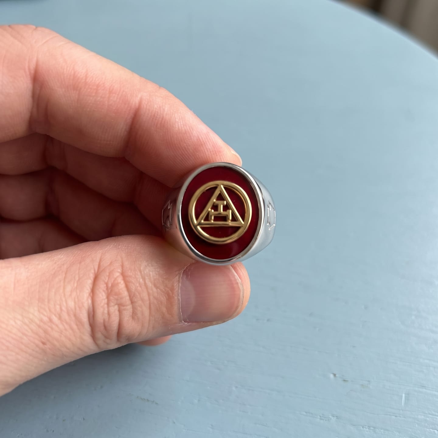 Customer photo review of Royal Arch Masonic Ring