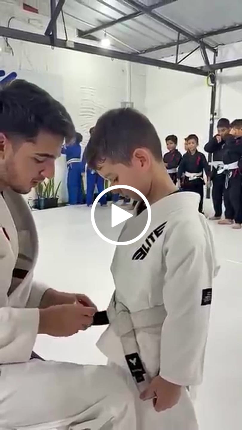 Customer video review of Core Black Brazilian Jiu Jitsu Kids BJJ Gi
