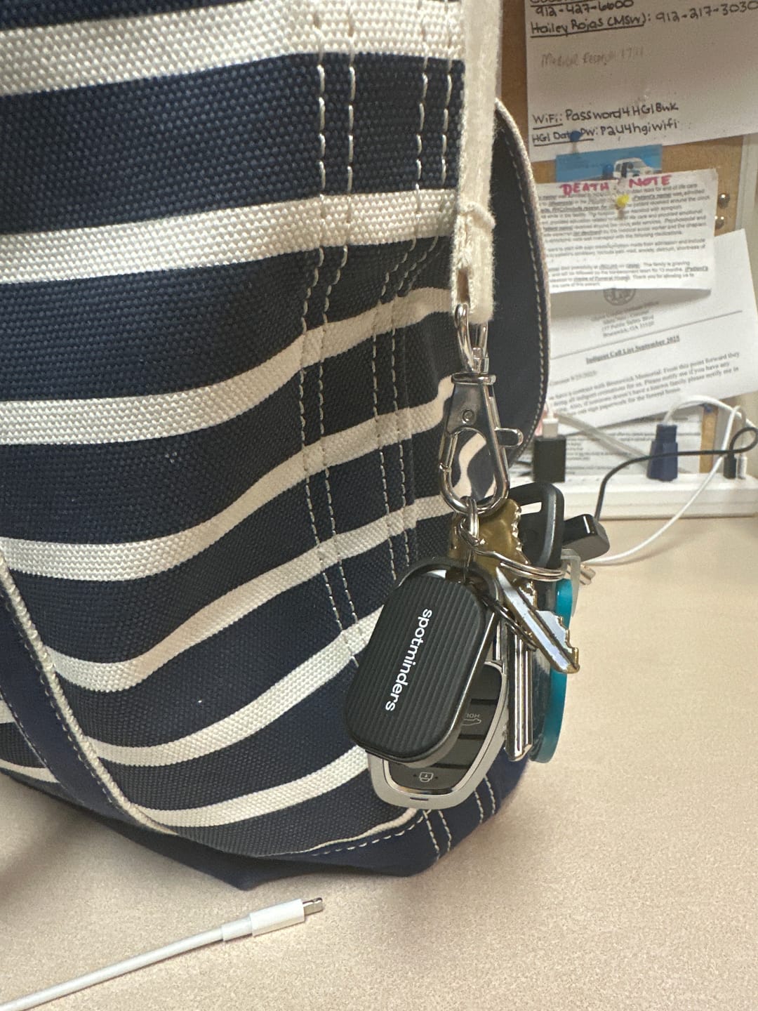 Customer photo review of Rechargeable Smart Tag