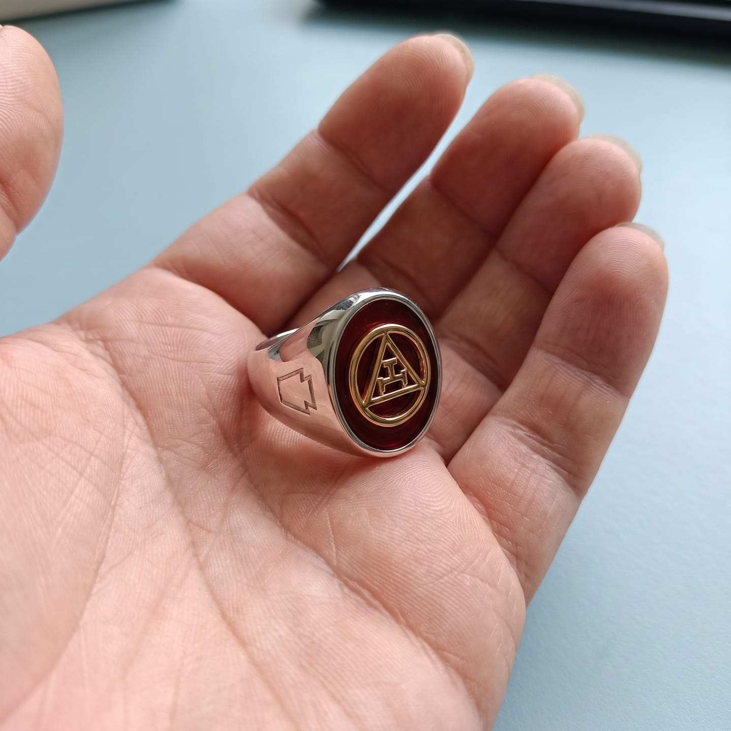 Customer photo review of Royal Arch Masonic Ring