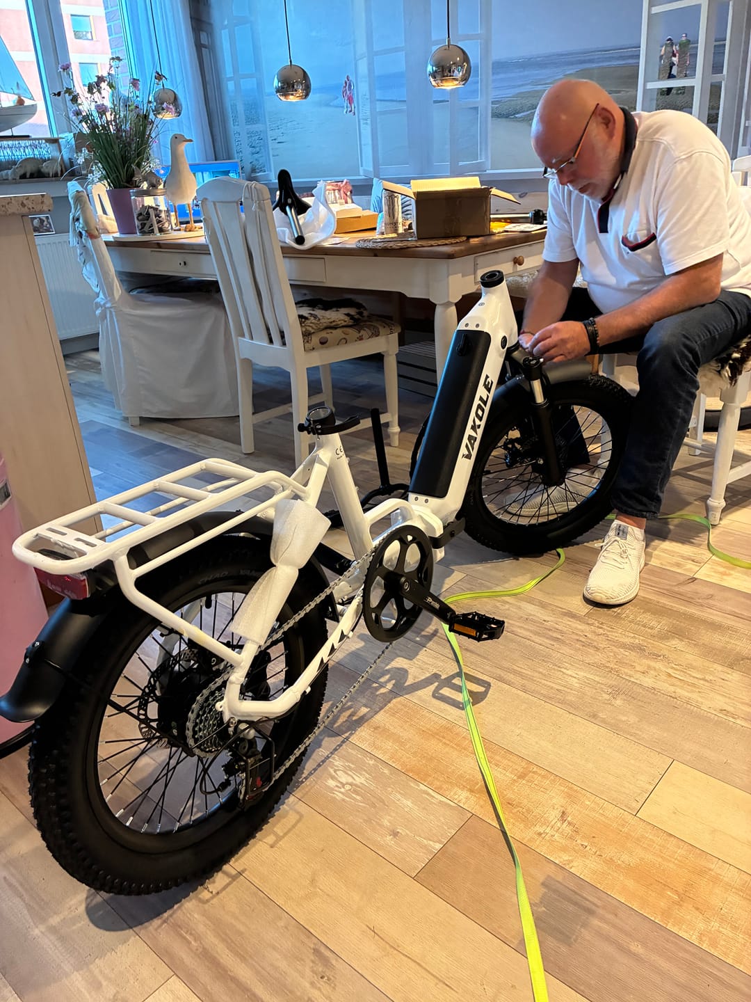 Customer photo review of Vakole VT4 20" Foldable Compact Step-through E-bike (468Wh)