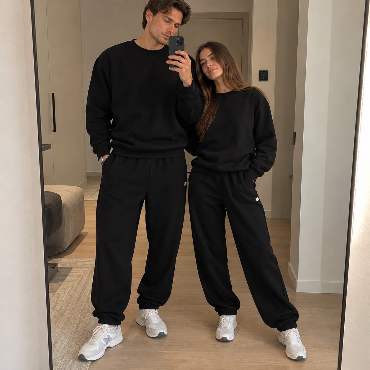 Customer photo review of ESSENTIAL SOFT BLEND CREW NECK