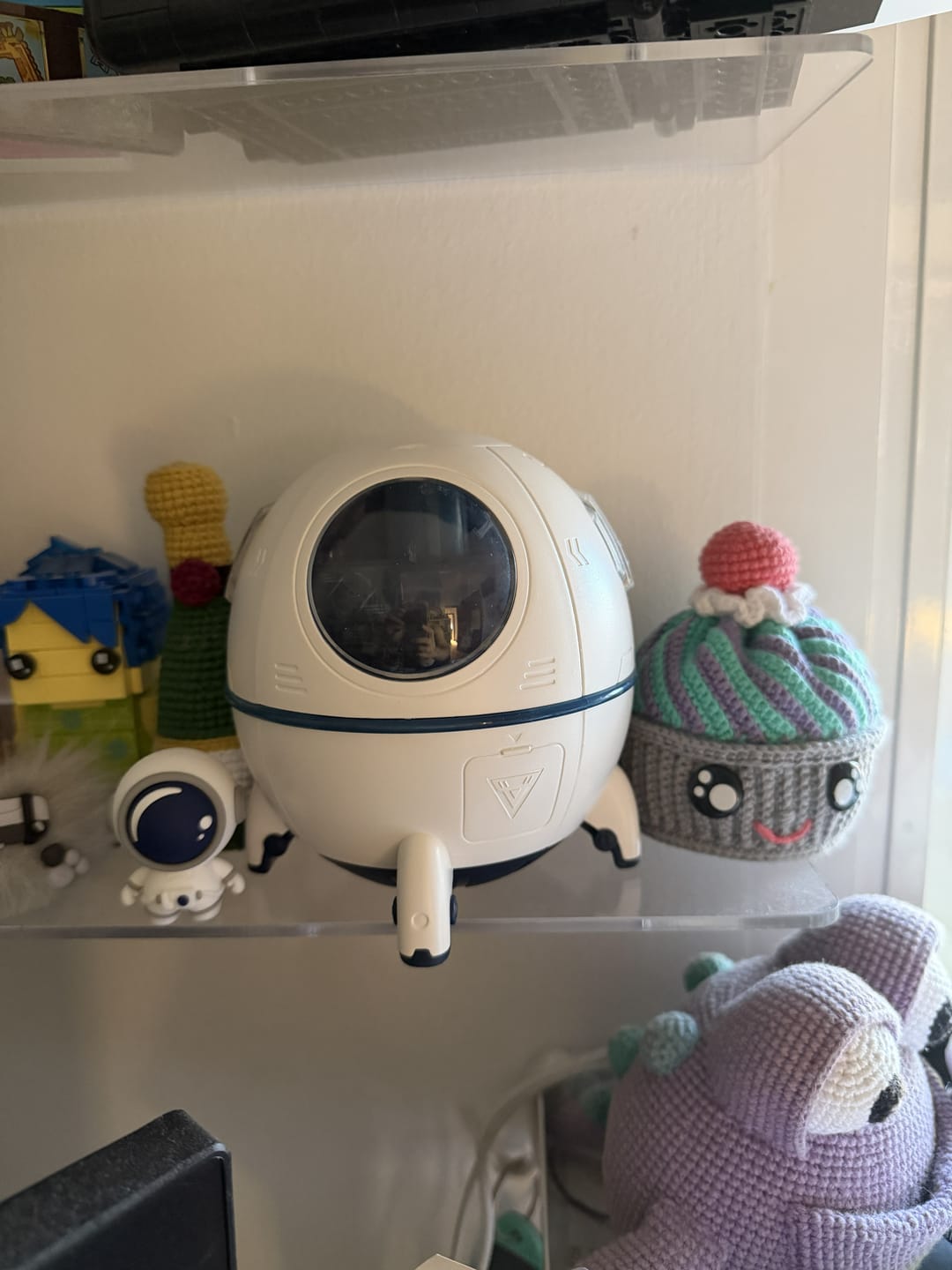 Customer photo review of Humidificador nave astronauta USB