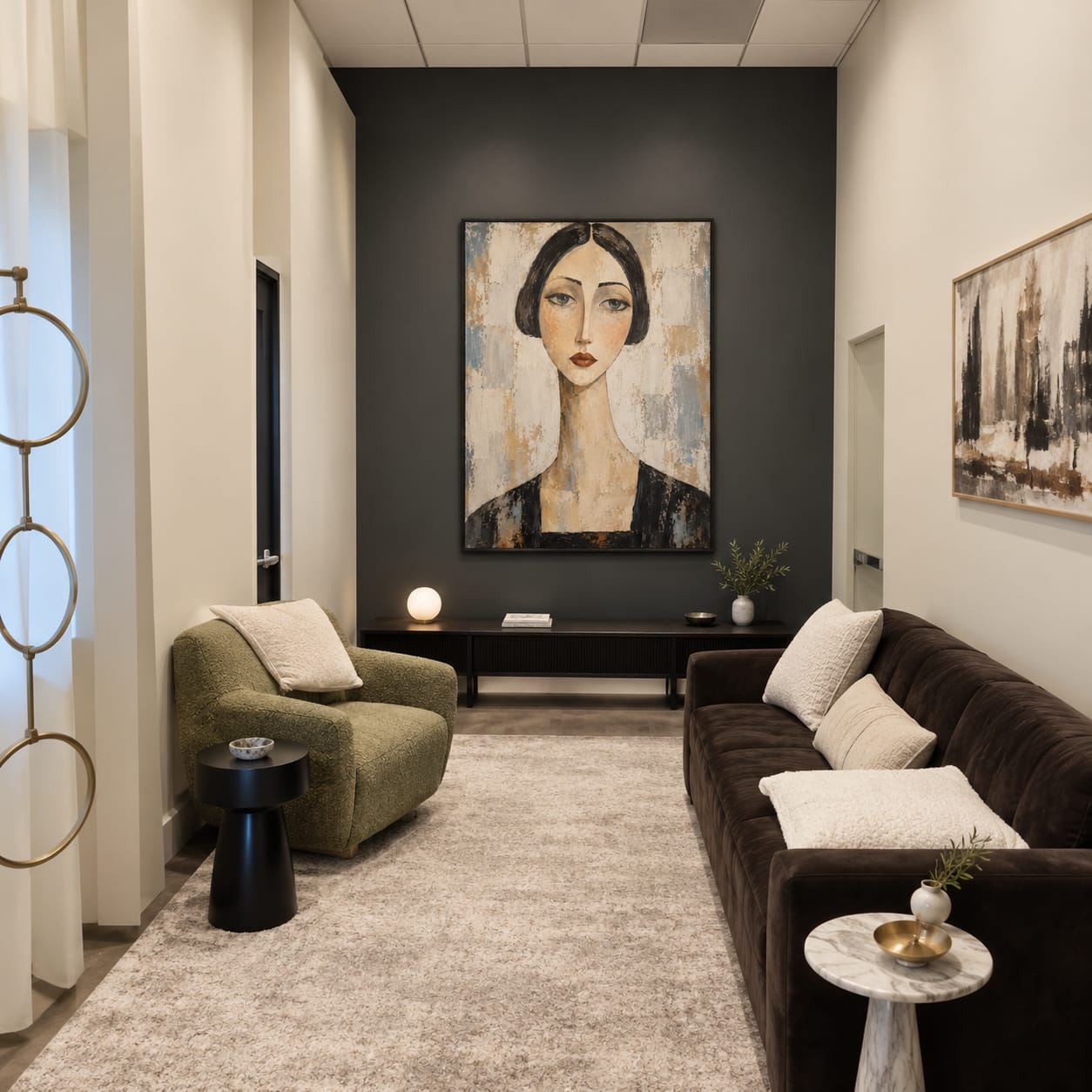 Customer photo review of Quiet Gaze Wall Art