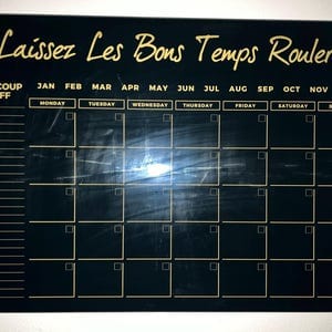 Customer photo review of Custom Three-List Calendar