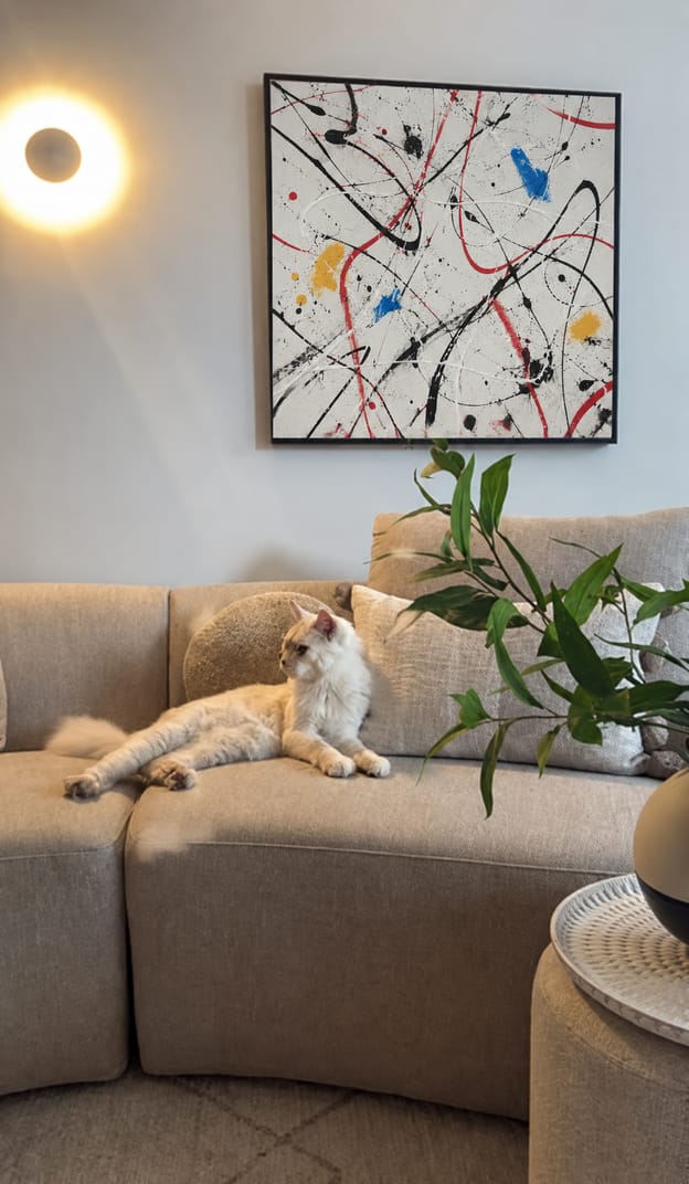 Revue de photos de clients sur l'expressionnisme abstrait Art ZRPM