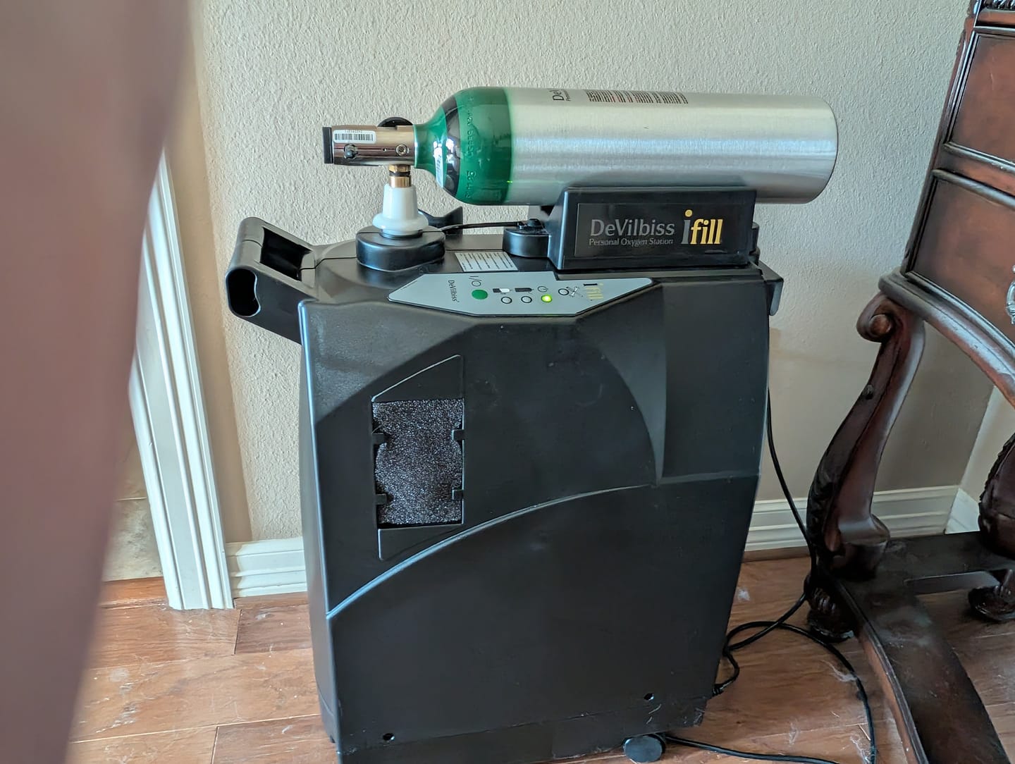 Customer photo review of DeVilbiss Healthcare iFill Personal Oxygen Station