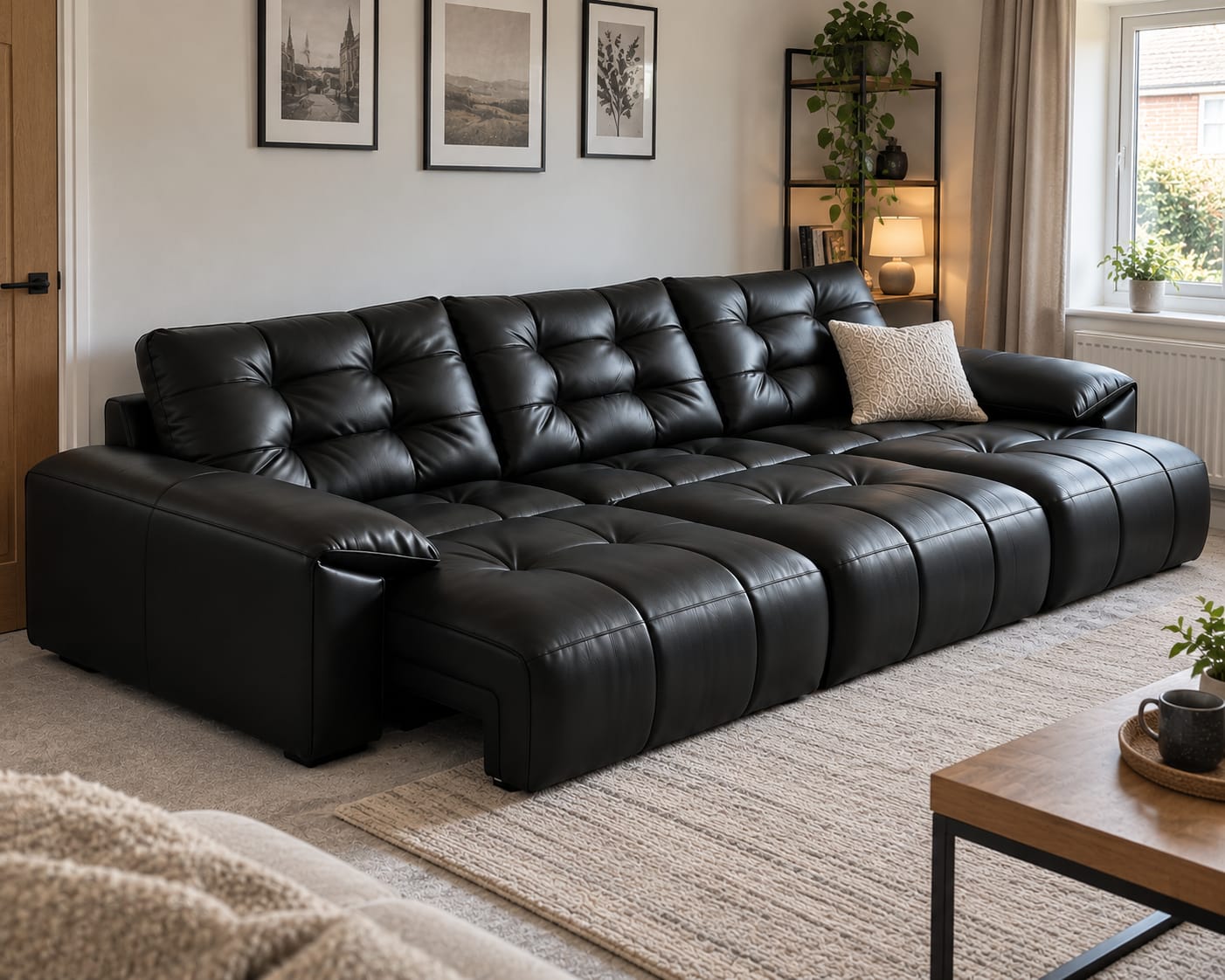 Customer photo review of Wrexford Recliner Sofa (White)