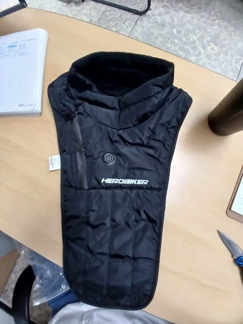 Customer photo review of Beheizter Hals- und Brustwärmer